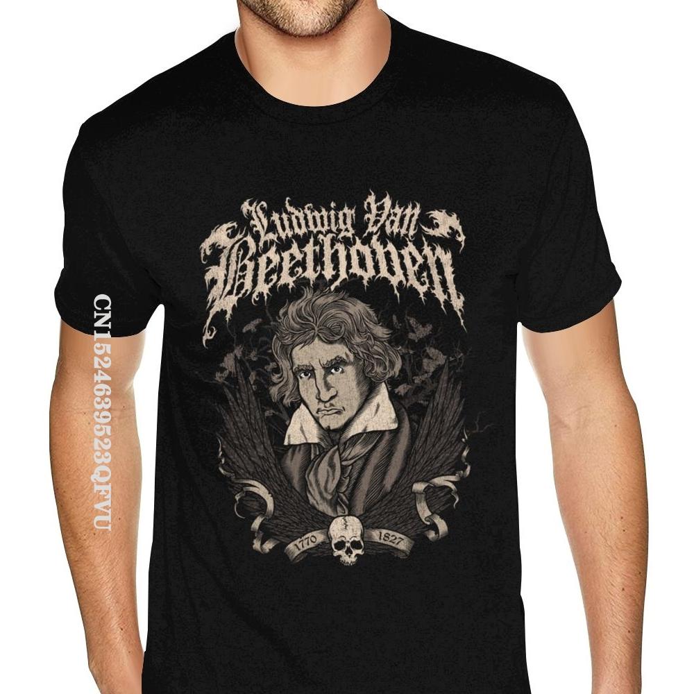 

Death Metal Beethoven Tee Shirts Mens Simple Design Brand Oversized Tshirt Men T Shirt Cheap Vintage Tee Shirt 5XL різнокольоровий