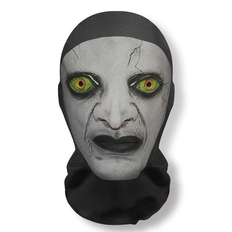 Halloween Ghost Face 3D Mask Balaclava Full Face Elastic Mesh Breathable Sunscreen Headcovers Funny Party Cosplay Props