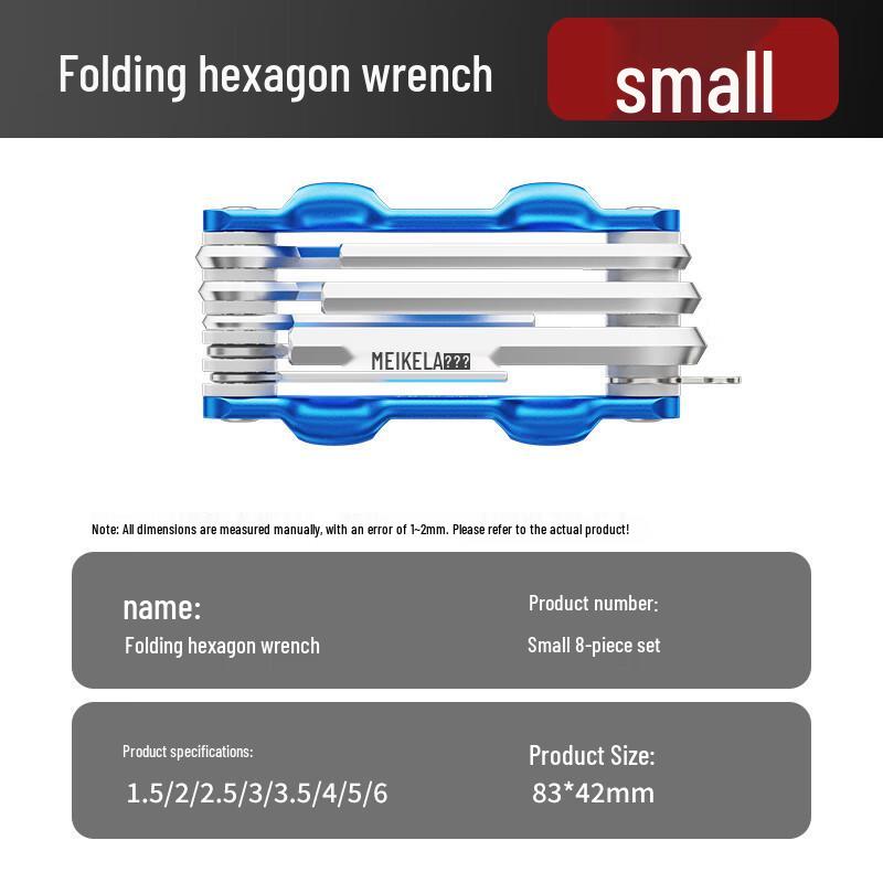 Multi-functional Folding Hex & Torx Wrench Set