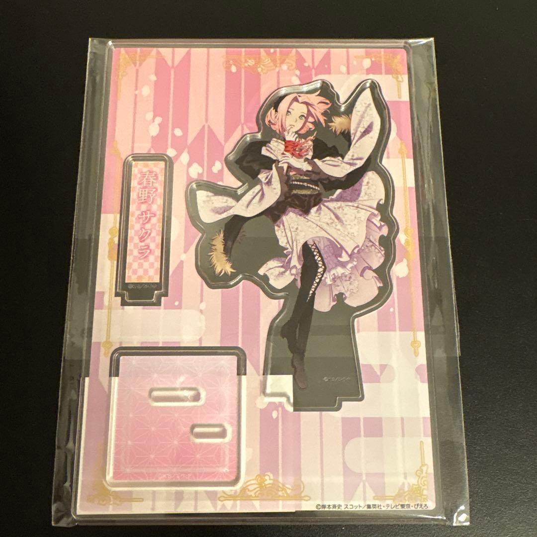 Used NARUTO Sakura Haruno Acrylic Stand Retro Modern Fuji-Q Highland