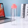Water bottle summer transparent belt lifting rope plastic cup anti-drop wear-resistant leak-proof sports water cup students go to school cup wholesale