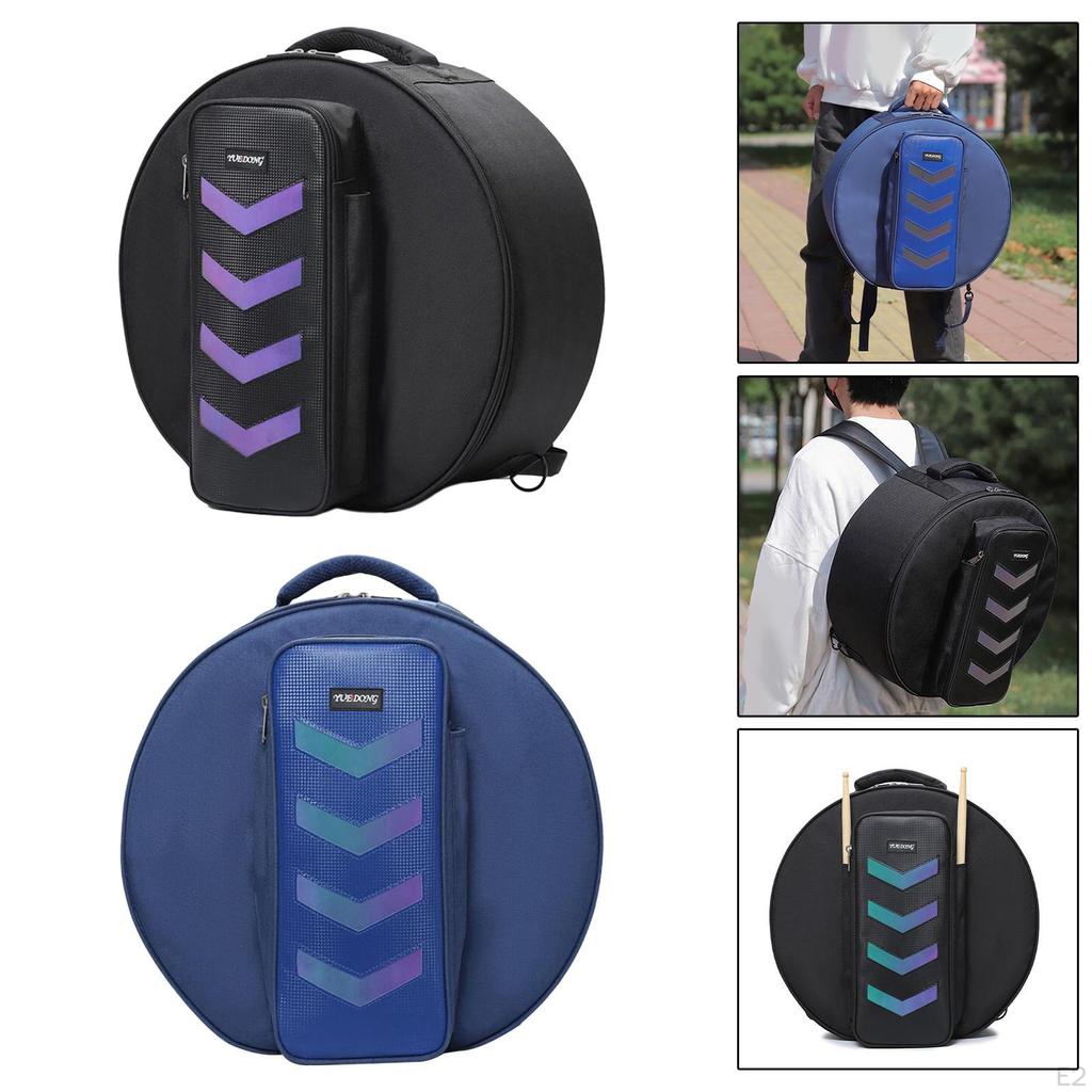 Dumb Drum Bag Practice 14inch Lightweight Oxford Cloth Carrying Case
