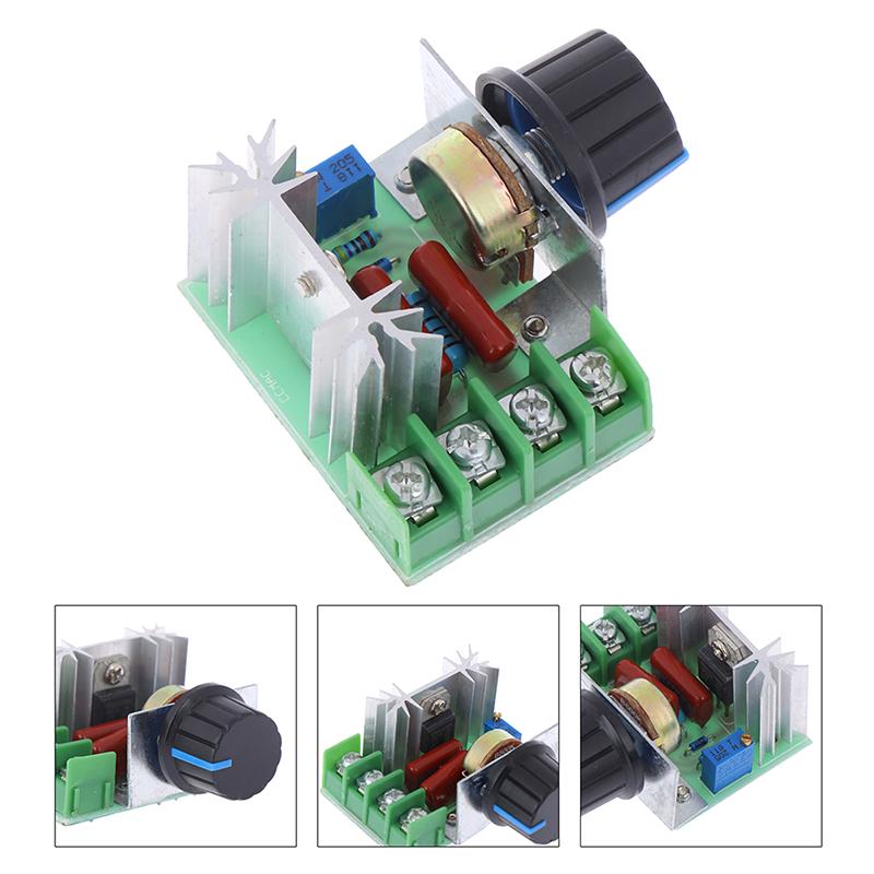 2000W Ac 50-250V 25A Adjustable Motor Speed Controller Voltage Regulator