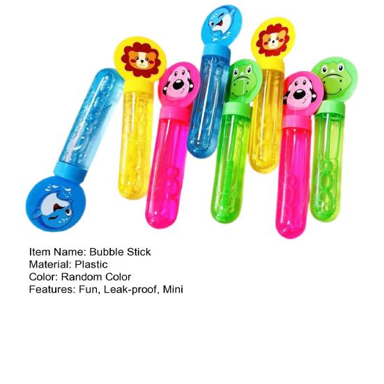 Seifenblasenmaschine Kleine Größe Mini 3 Löcher Cartoon Niedlich Unterhaltung Lebendige Farbe Kleines Tier Seifenblasenstab Kindergarten Spielzeug