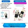 Small Round 2-Pin Momentary Power Switch PBS-110, Self-Resetting, Self-Locking, Copper Pins, 7MM