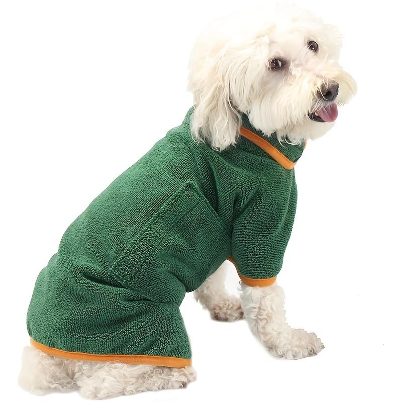 Ultra-absorberende huisdierbadjas met verdikte superfijne vezels, sneldrogende handdoek