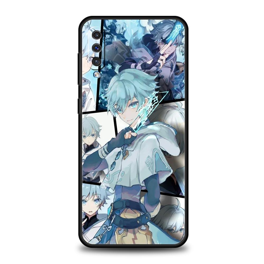 Pouzdro na telefon Genshin Impact pro Samsung Galaxy A54 A52 A14 A50 A70 A10 A30 A40 A20S A20E A02S A12 A22 A34 A42 A32 5G A04s Kryt