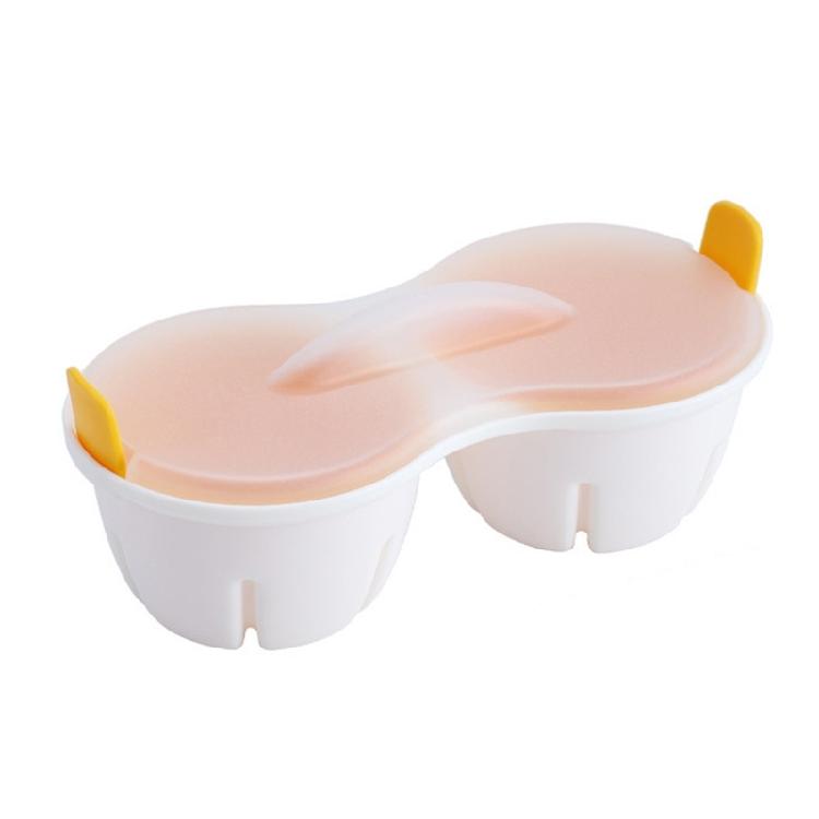 

Easy Cleaning Microwave Eggs Cooker Eggs Boiler Fast Steaming Eggs Safe PP Texture Essential Kitchen Item for Cooking жёлтый/белый