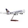 1/160 Scale 47CM A380 Singapore Airlines Aircraft Model Decoration Lightweight Die-cast Resin Model Airplane with Wheels Aviatio