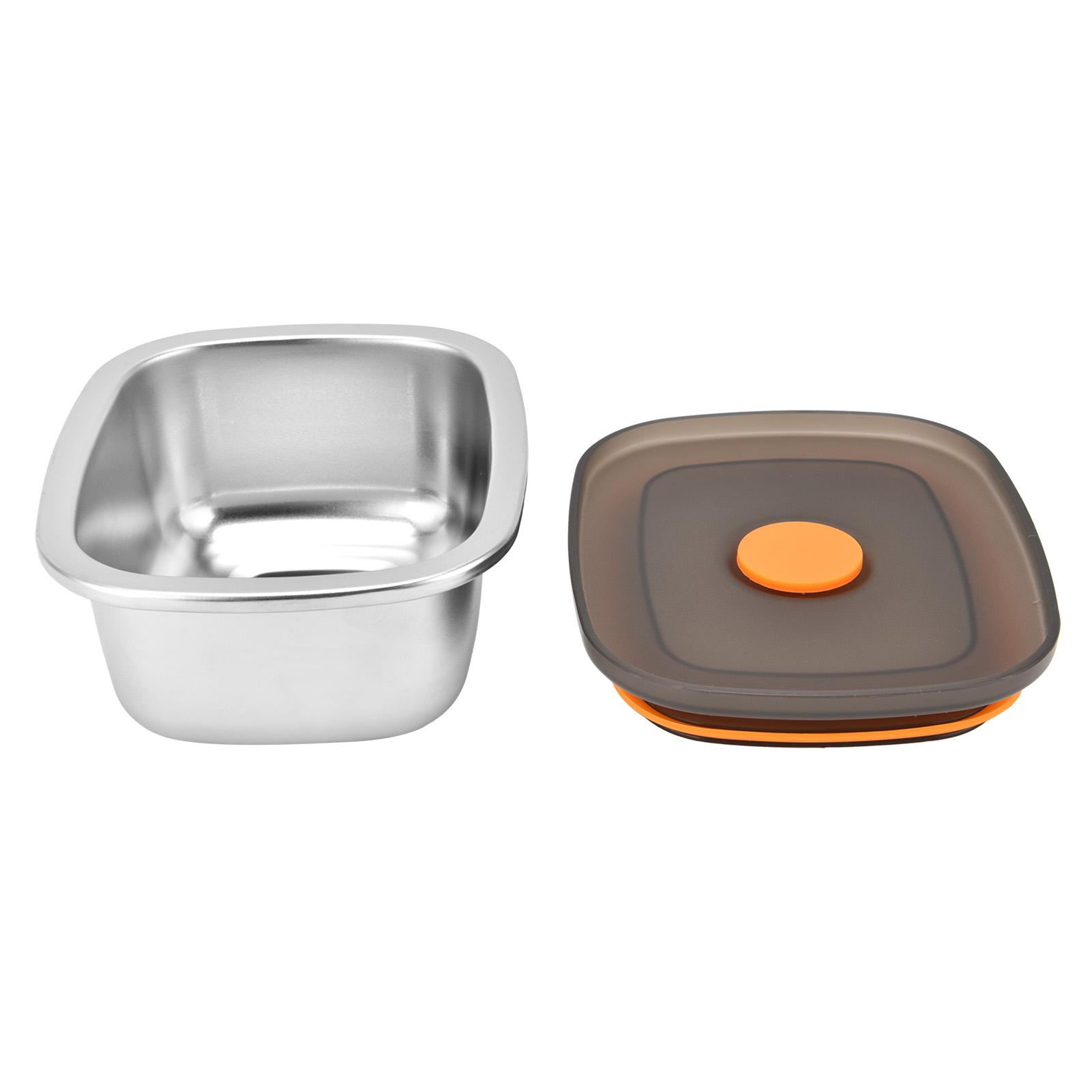 Ланч-бокс из нержавеющей стали 304 ПП пищевой силикон портативный контейнер для еды коробка для хранения для пикника кемпинга на открытом воздухе Type 1 990₽