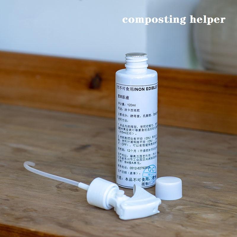 120ml Fermentation EM Bacteria Bokashi Compost Special Accelerated Fermentation Decomposing Organic Waste Fruits Vegetables