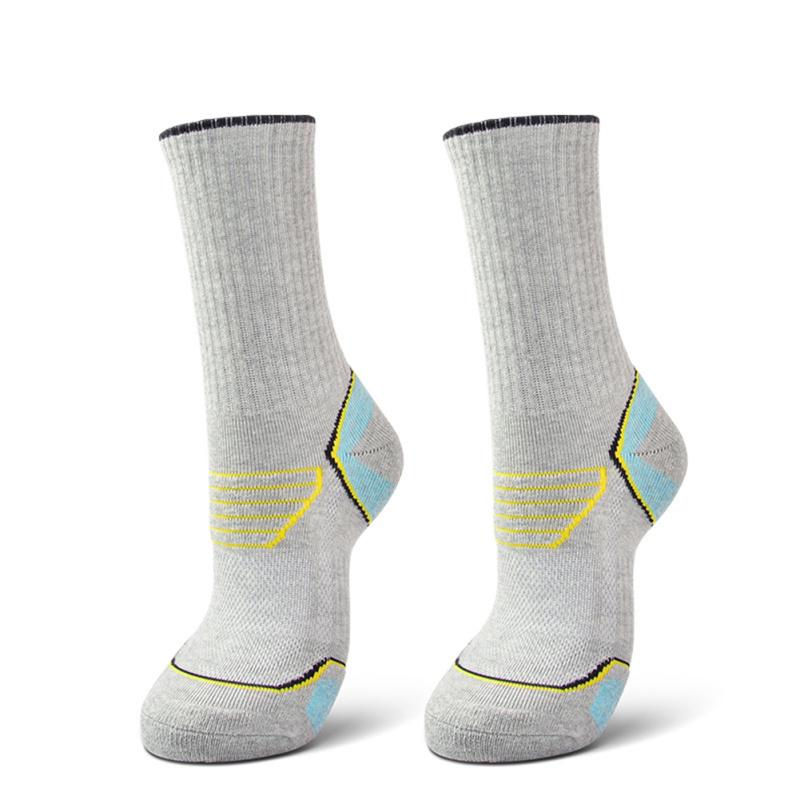 1 Paar dicke Baumwoll-Wandersocken für Wintersport, Klettern und Skifahren, rutschfest