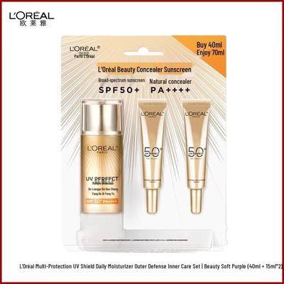 L'Oréal New UV Defender SPF50+ PA++++ & Concealer Set