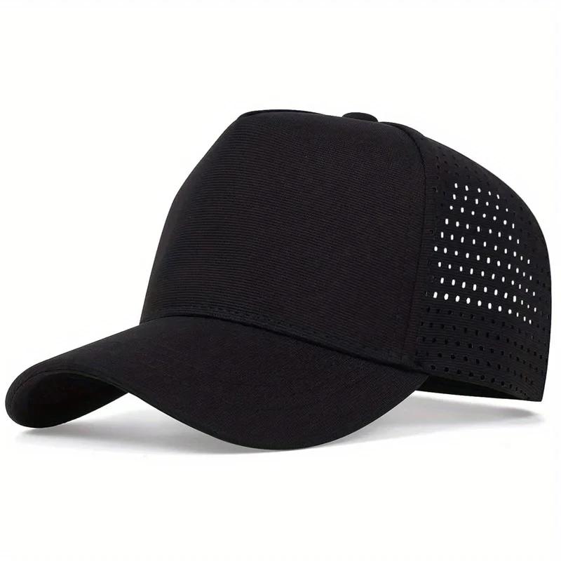 Unisex Solid Color Personality Baseball Net Caps Adjustable Casual Hats Spring and Summer Outdoor Sunscreen Hat