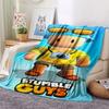 1PC Stumble Guys Tumble Blanket, High Quality Comfortable for All Seasons, Home Decor, Warmth and Comfort