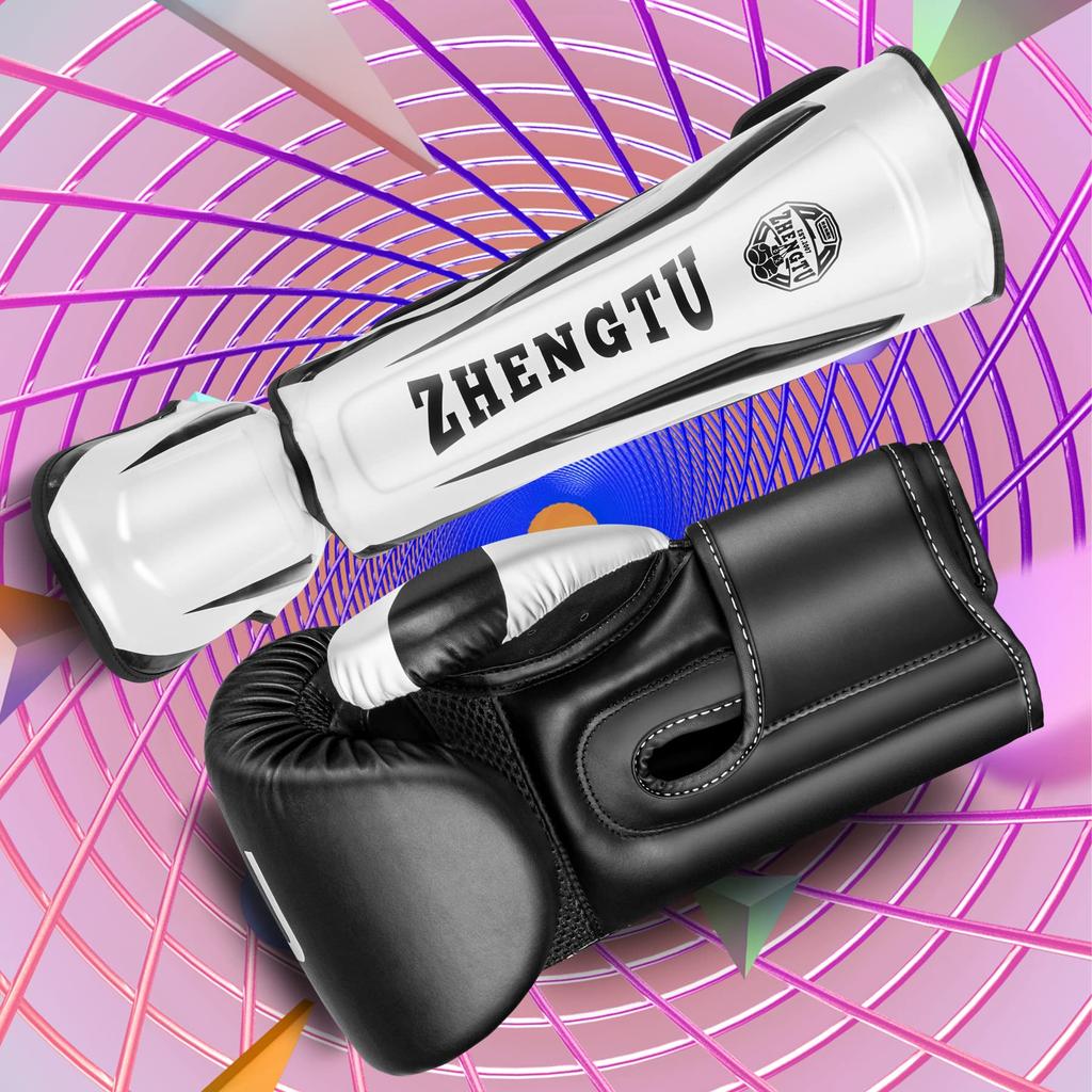 ZTTY Boxing Gloves by RIZIN Current CFFC Flyweight Champion and 24th DEEP Flyweight Champion PU Punching Training Punching MMA Punching Stress Unisex