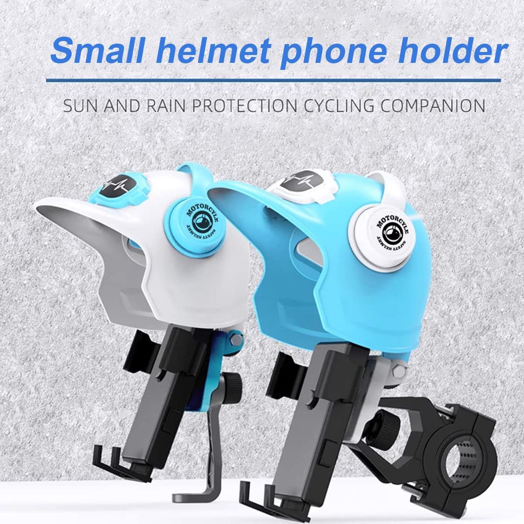 360° Rotation Sunshade Phone Holder for Motorbike Anti-Rain Adjustable Motorcycle Phone Holder Durable Motorbike Phone Mount