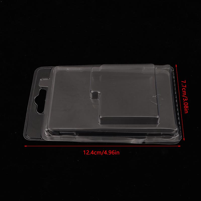 Blister Plastic Transparent Packaging Box Keychain Case Cover Cosmetic Gift Box Display Box With Hang Hole