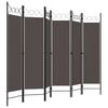 6 Piece Room Divider Anthracite Grey 240 X 180 Cm