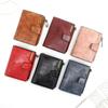 IELGY convenient short wallet women's letter zipper pu leather
