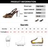 Fashion Women's Buckle Strap Design Stiletto Sandals Fashion Flower Embroidered High Heels Party Shoes Woman Plus Size Pointed Toe Pumps