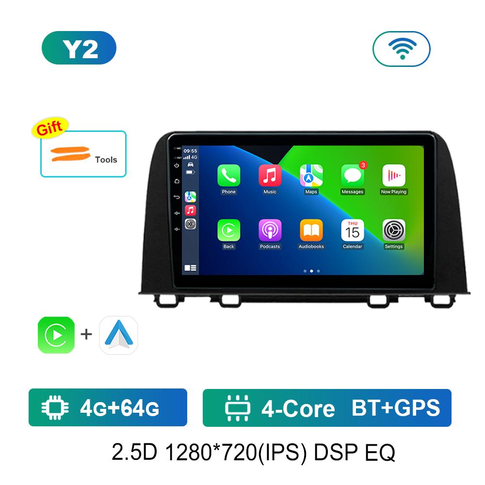 9 '' for Honda CRV CR-V 5 RT RW 2017 - 2019 Car Radio Multimedia Player Android Intelligent System GPS Navi WiFi+4G HD Screen