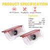 LED Car Door Welcome Warning Light For Mercedes Benz W176 W177 W246 W205 W212 W213 W166 W167 X166 H247 X156 X253 C253 X167 W464 Dome Lights 6