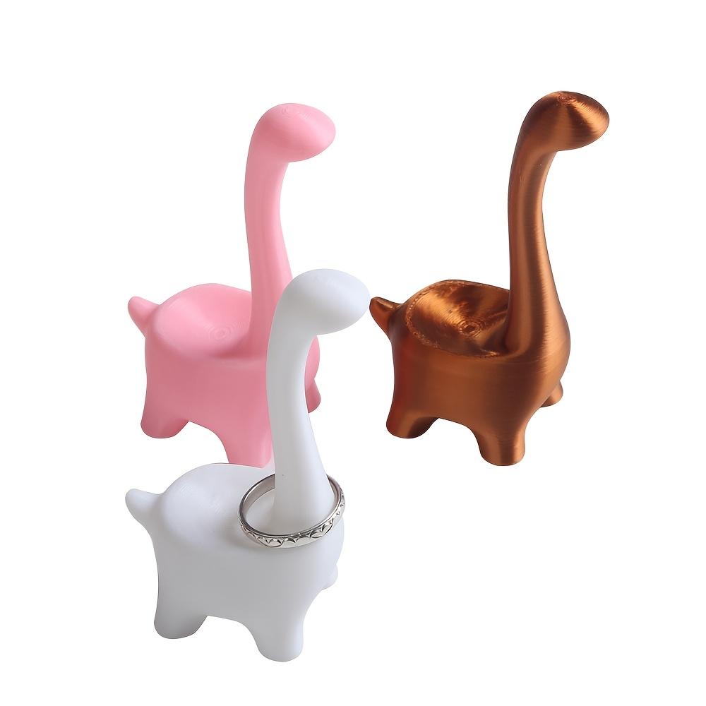 Ring Dinosaur Stand, Suitable for Earrings, Rings, Jewelry, Desktop Decorations, Wedding And Engagement Ring Holder,Lovely Gift for Women