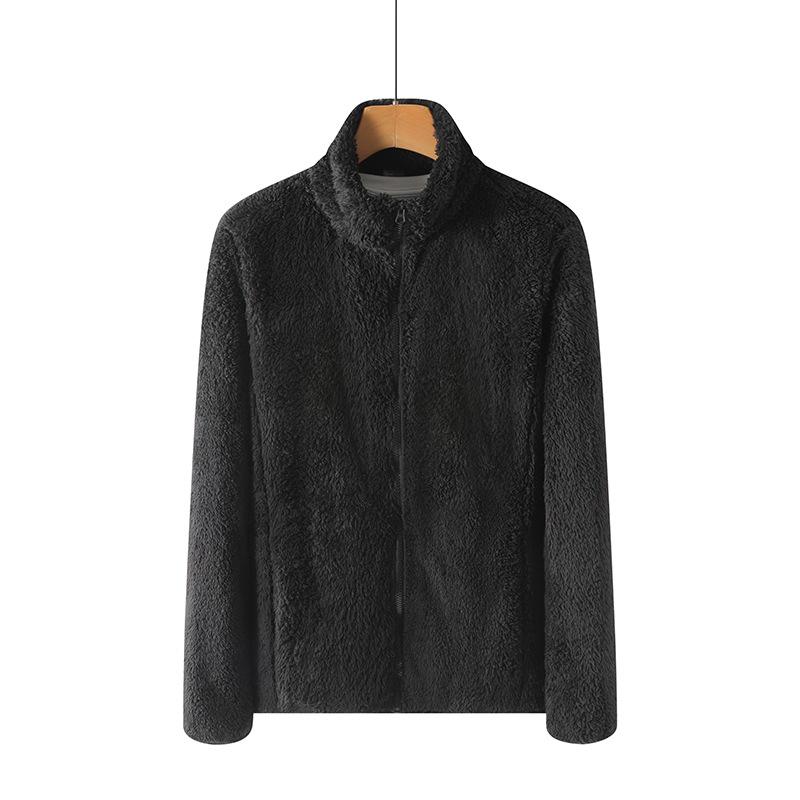 

Унисекс двухсторонняя куртка-ветровка из кораллового флиса с молнией YKK XL