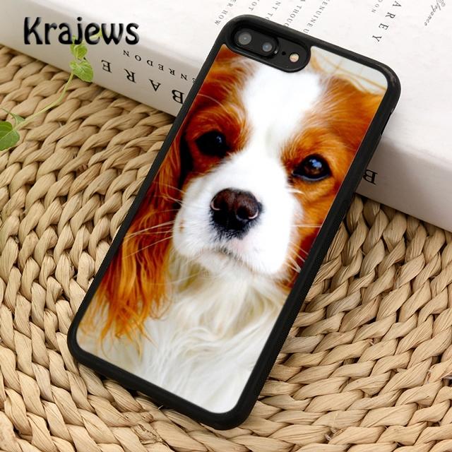 Krajews Cavalier King Charles Spaniel Dog Phone Case For iPhone 17 Air 16 15 14 plus 11 12 13 pro max coque Fundas