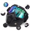 Snow Winter Sports Ski Snowboard Mtb Retro Full Face Mask Shield Glasses Goggles