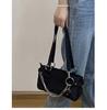 Fashi Design Gothic Chain Ladies Underarm Bag Sweet Cool Y2k Women Square Shoulder Bags Black Pop Female Tote Handbag Purse