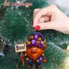 Horror Countdown Calendar Holiday-Themed Toys 24 Days Horror Gothic Game Spooky Plush Doll For Children Children Boys Teen Girls