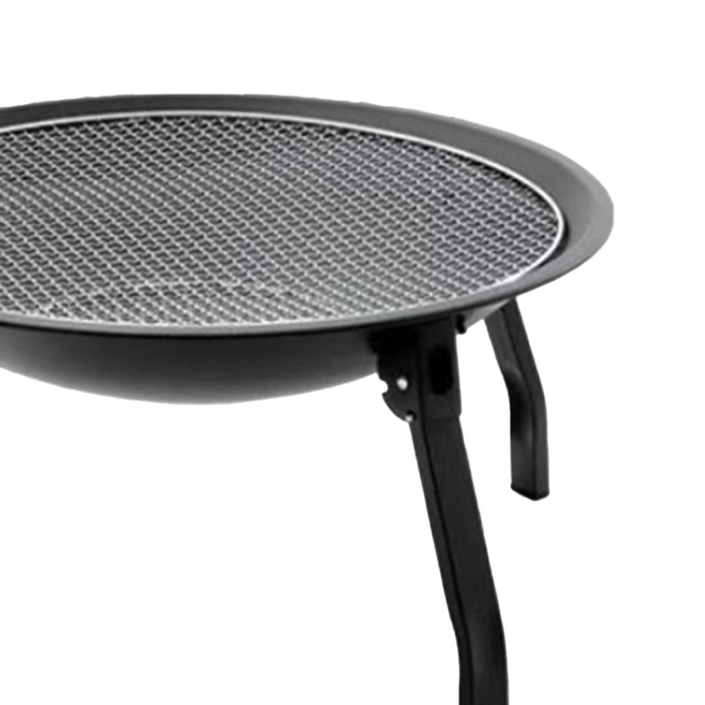 Charcoal Grill Wood Burning Firepit with Carry Bag BBQ for Outdoor Barbecue