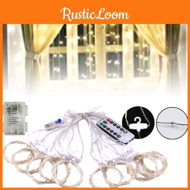 Remote Control Usb Led Warm White String Lights Living Room Wall Decoration Lamp