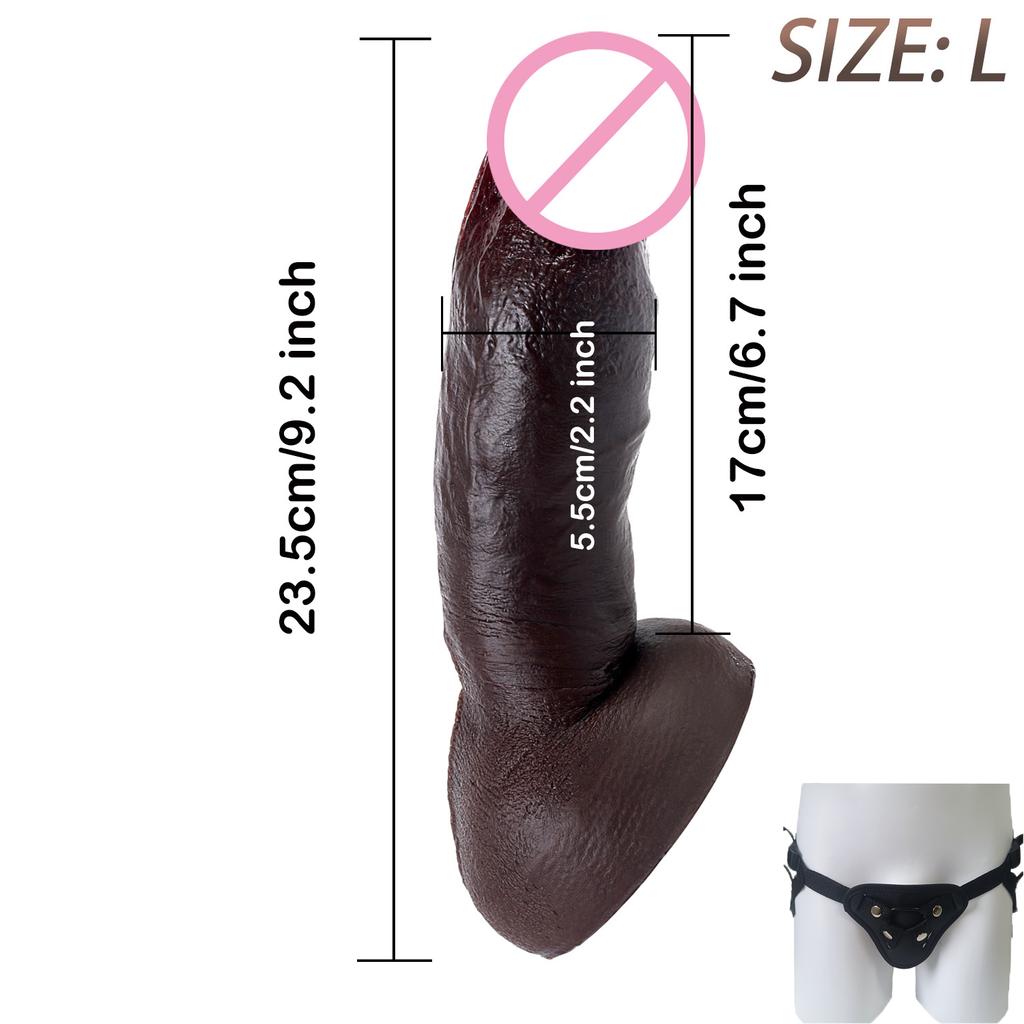 Real Skin Huge Dildo Super Realistic Penis Big Cock Suction Cup Dick Penetration Anal Sexy Adult Sex Toys For Women Masturbation