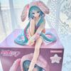 15CM Figurine Anime HATSUNE MIKU Stopper à Nouilles Oreilles de Lapin Pyjama Modèle Jouet Poupée Figurine d'Action Collection Cadeaux PVC