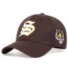 Unisex S Letter Side Tiger Embroidery Baseball Caps Spring And Autumn Outdoor Adjustable Casual Hats Hip Hop Hat Sunscreen Hat