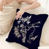 Band M-Mayhem Pillow Case 3D Print Polyester Fiber 40*40 cm Home Sofa Throw Pillow Cover Decoration Festival Gift