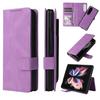 Comfortable Leather Wallet Case For Samsung Galaxy Z Fold 3 Fold3 Full Protection Card Slot Cover Coque Fundas