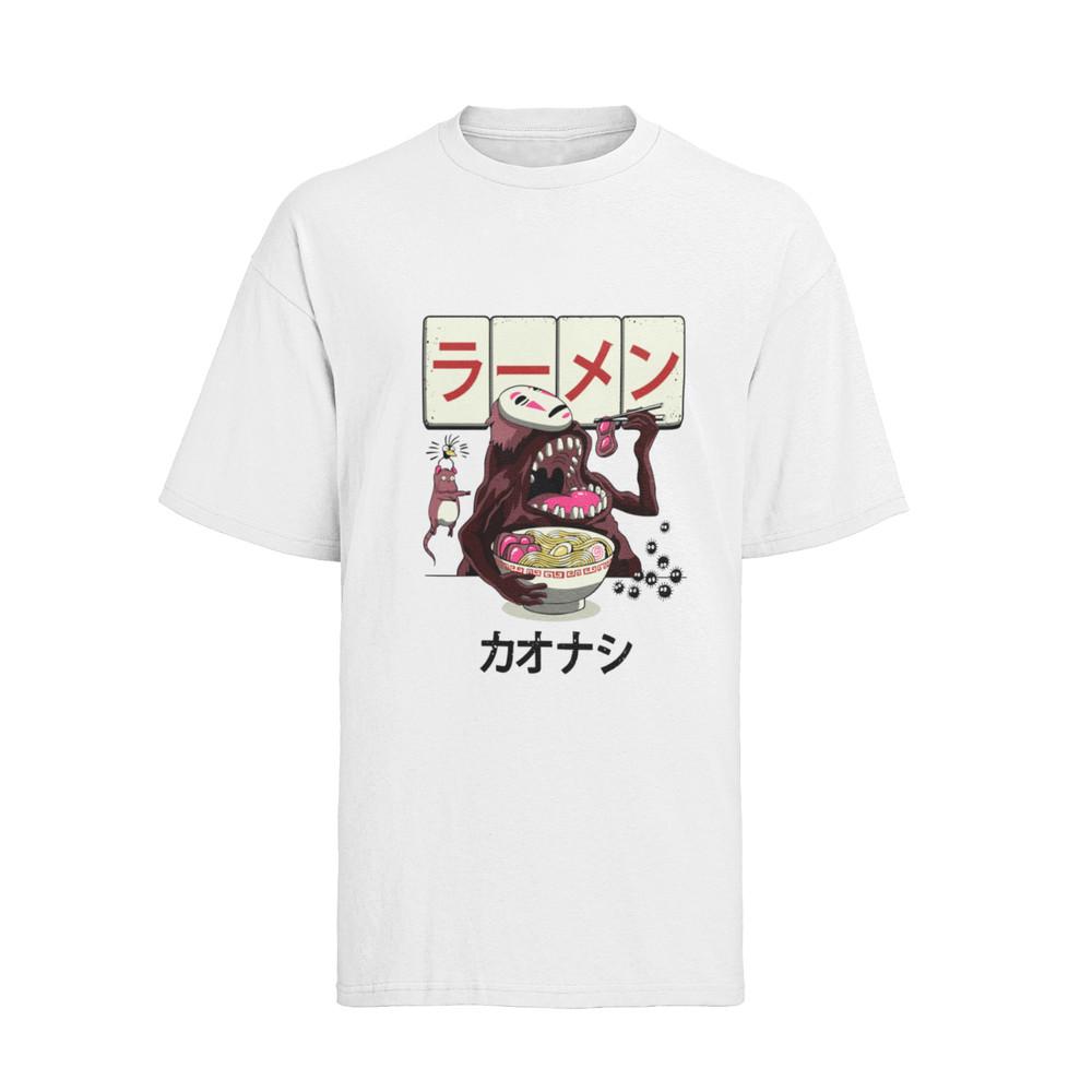 

Kaonashi’s Midnight Snack Ramen no Noodles Anime Herren T-Shirt Baumwolle M