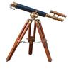 Brown  Finish Brass Telescope With Tripod Stand Collectible Marine Telescope Gift