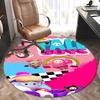 Fall Guys character, Chair mat Round Rug Office carpet, Machine Washable, Non slip, Suitable for Living Rooms, Bedrooms