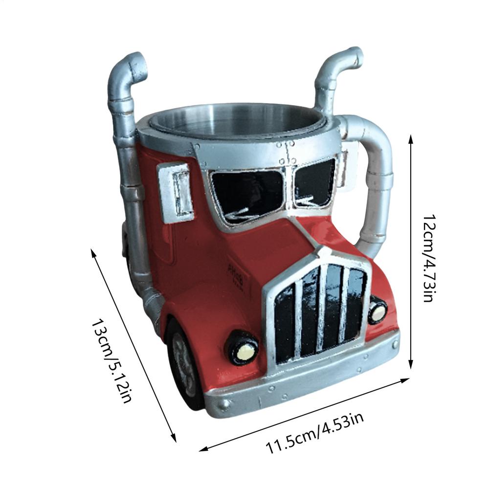 

Креативная кружка для кофе с дизайном грузовика, полуприцеп, чашка для воды, для дома, офиса, рабочего стола, кухни, полугрузовик, чашка для холодных и горячих напитков, украшения other