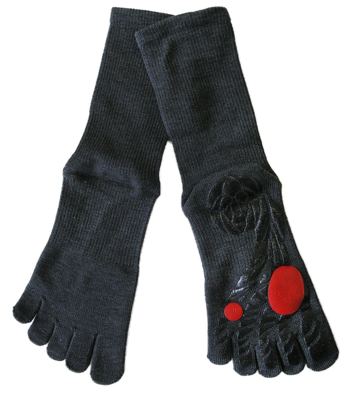 

Носки для гольфа Gutsman для гольфа и и размер угольно-серый противоскользящие с пятью пальцами для борьбы, противоскользящие, спортивные, тренировочные, сцепление, сила, 25,0-27,0 см,