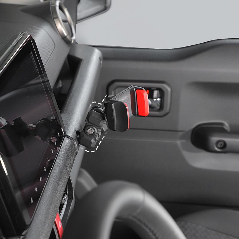 Car Co-pilot Handle Expand Phone Holder Mobile Phone Bracket GPS Phone Stand Bracket  Fit For Suzuki Jimny 2019 Up Car Interior Accessories