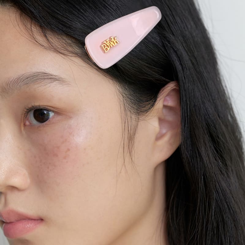 Byweekend Triangle Hair Pin_baby Pink