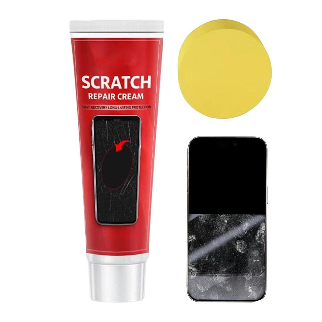 61ml Phone Screen Scratch Remover, Instant Repair Polishing Cream for Eyeglasses, Sunglasses Camera Lenses Glass Screen Restorer