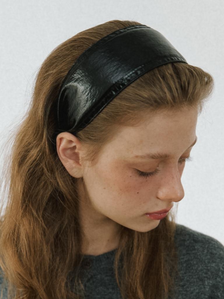 Kindababy Soft Plaid Headband - Black