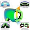 JULI Ski Goggles for Kids 4-16 Boys Girls Snowboarding UV Protection Multi-Color Double Anti-fog Lens Winter Sports